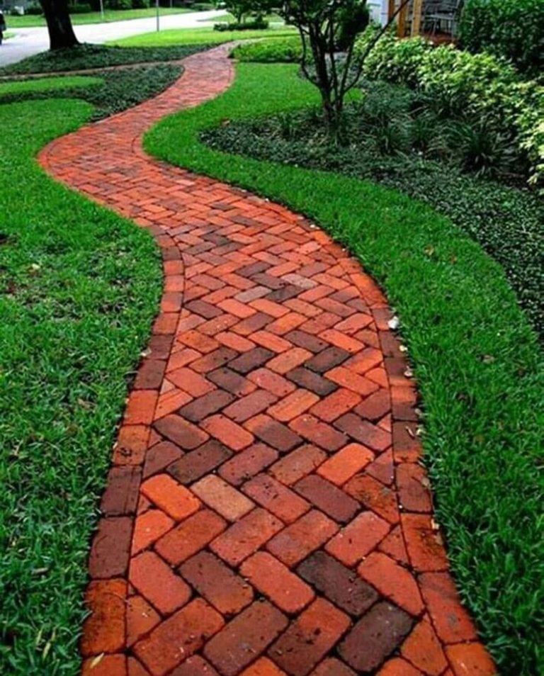 DIY Spectacular Garden Bricks Pathway Keep It Relax