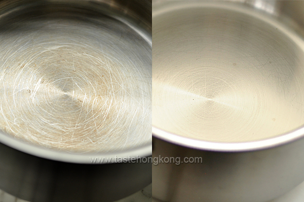 remove stains from pots