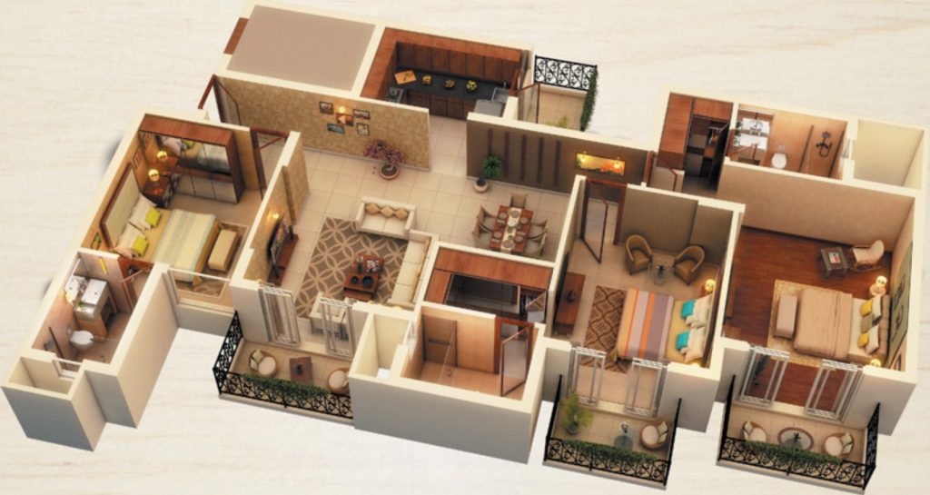 3D home plans