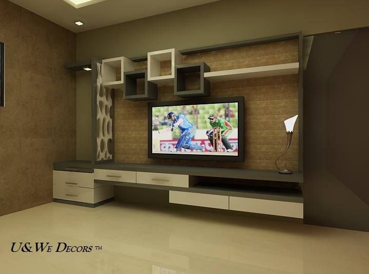 Glamorous TV Wall Units For Your Living Room