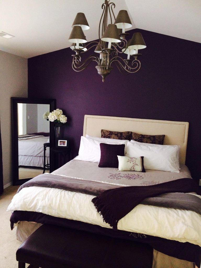 purple bedroom