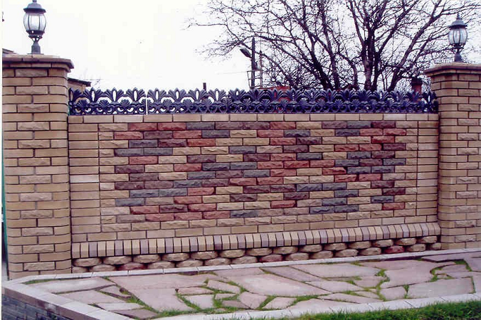 bricks fencing