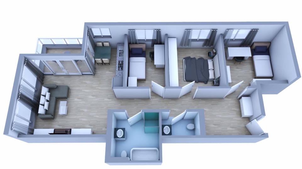3D house plans