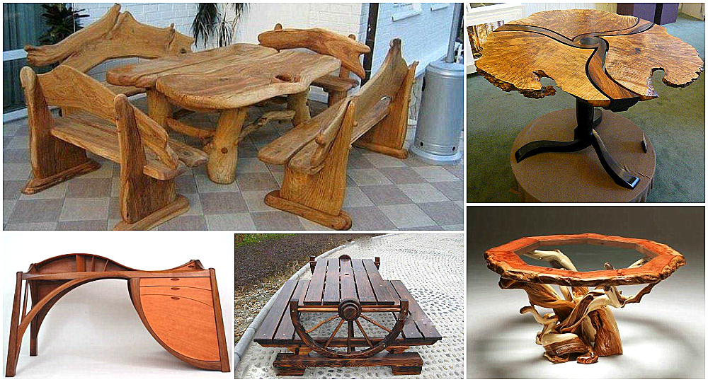 rustic wooden furniture