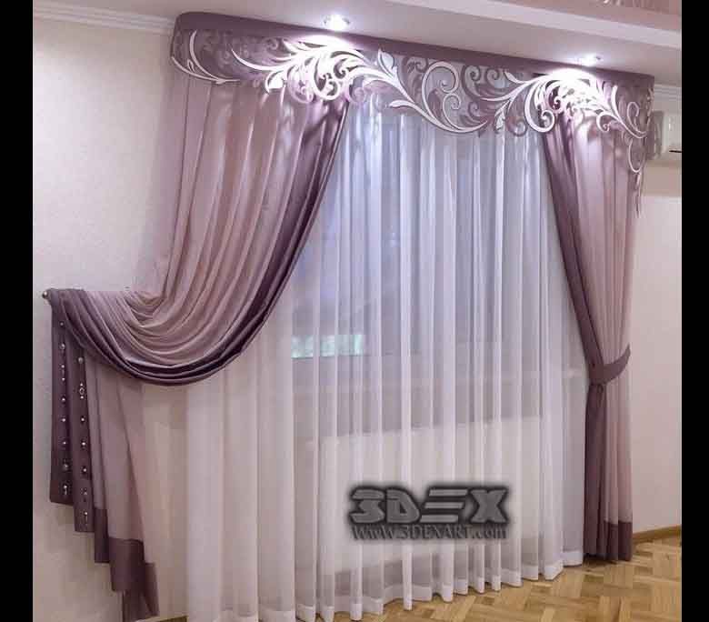 Unique Curtains Design For Lovely House Ambient