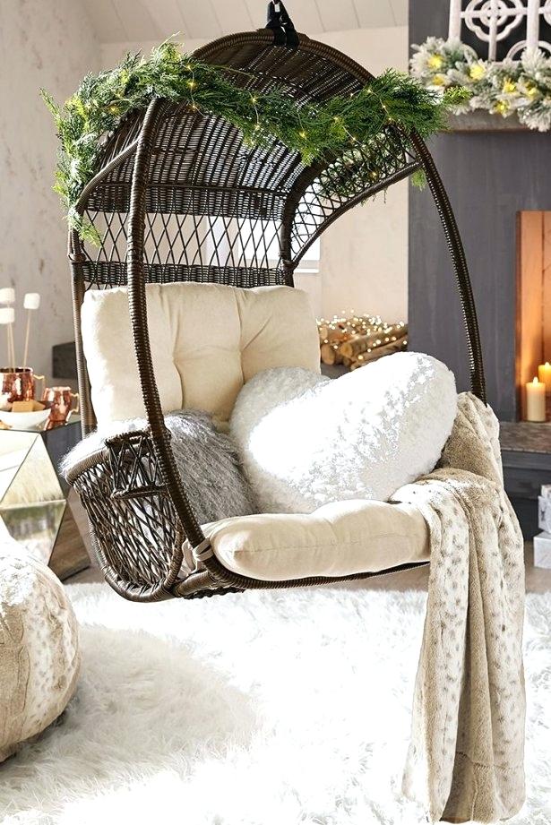 swing chair in bedroom