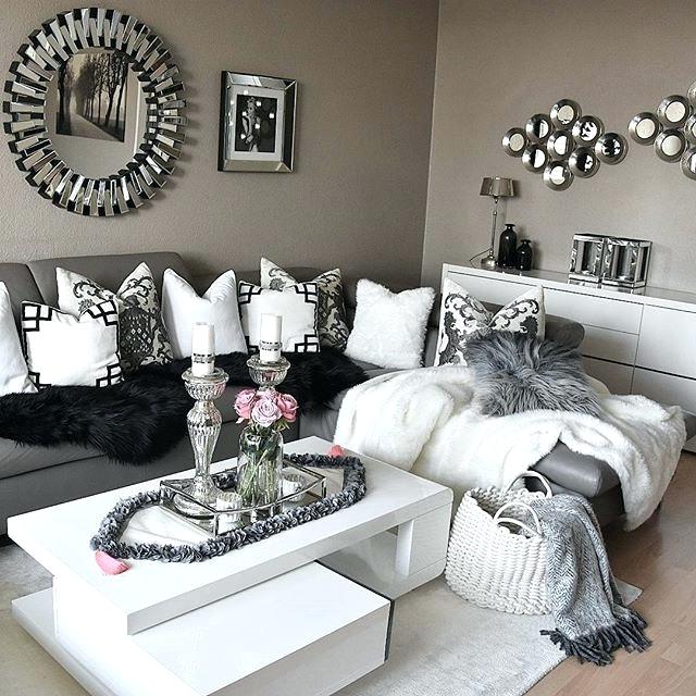 Black White Grey Living  Room  Design 