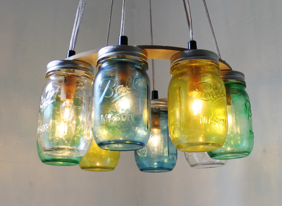 chandelier of mason jar crafts