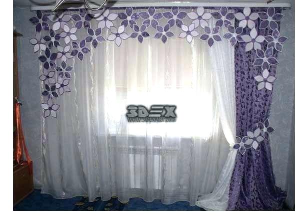 Unique Curtains  Design  For Lovely House Ambient
