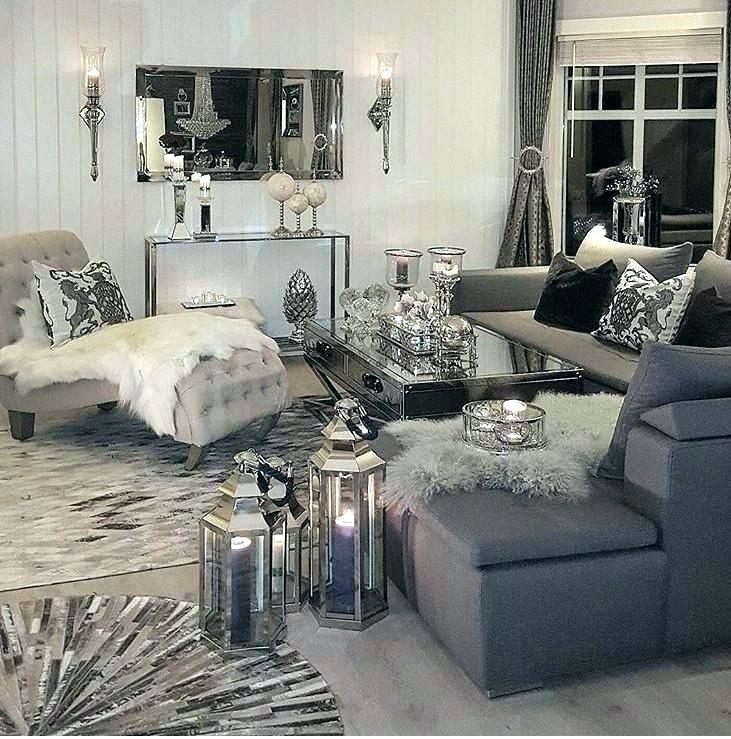 Black White Grey Living Room Design