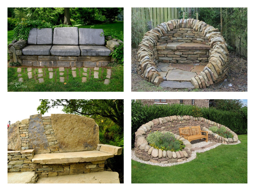 Have a Look In Stunning Stone Benches