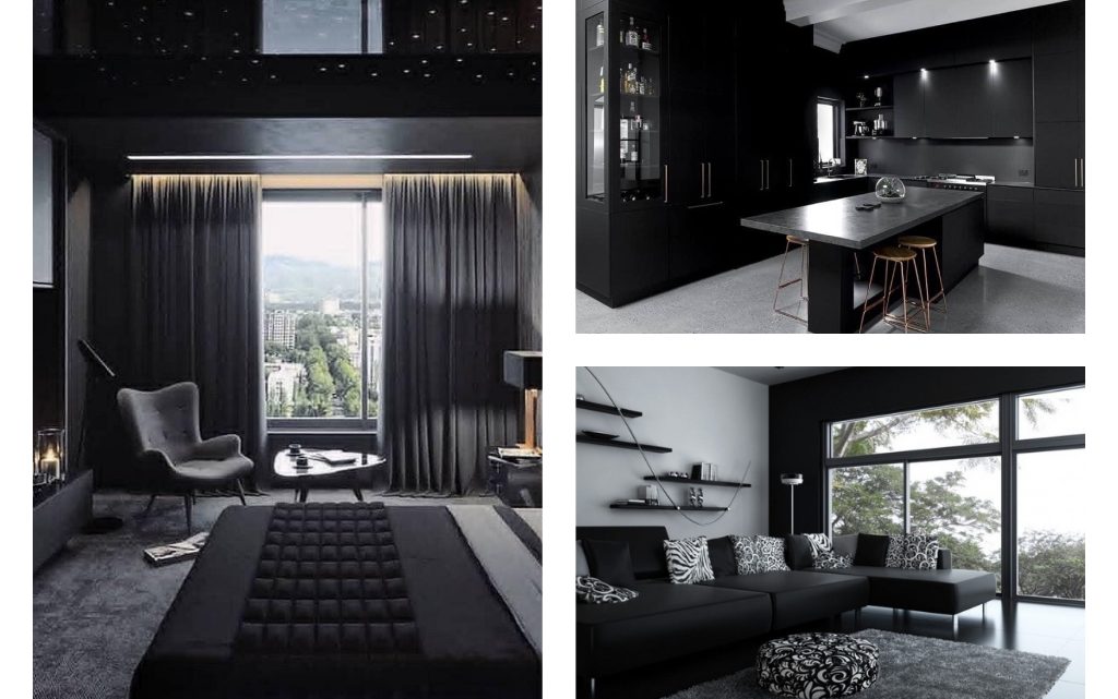 Dreamy Black Interior Design