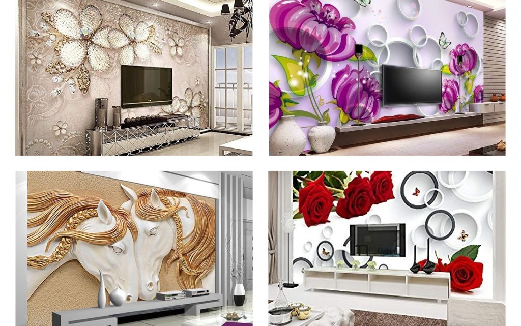 10 3D Wallpaper TV Stand to Leave an Impression