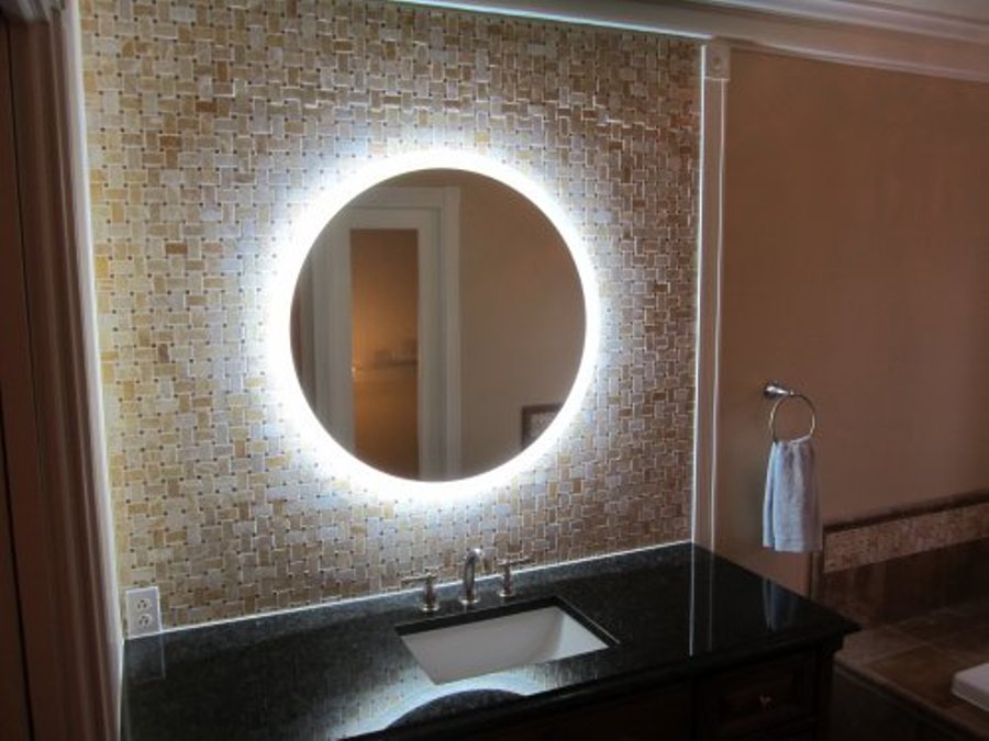 wall mounted mirror LED