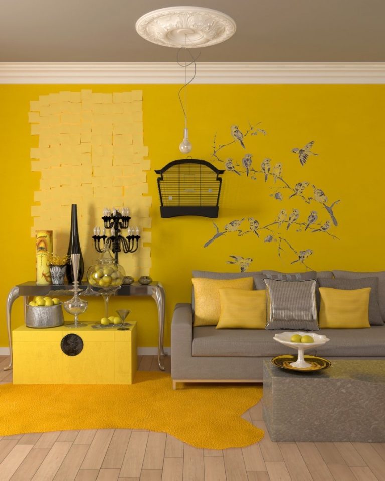 Add a Dash of Yellow Accent in Your Living Room – Keep it Relax