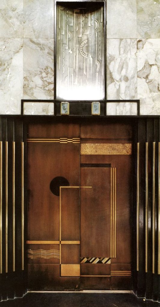 modern wooden door