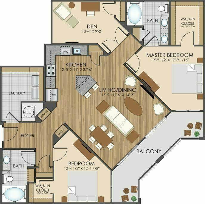 modern floor plan