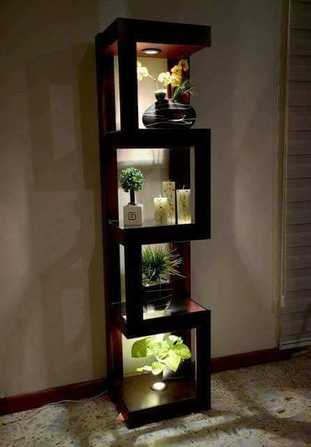 vertical shelves