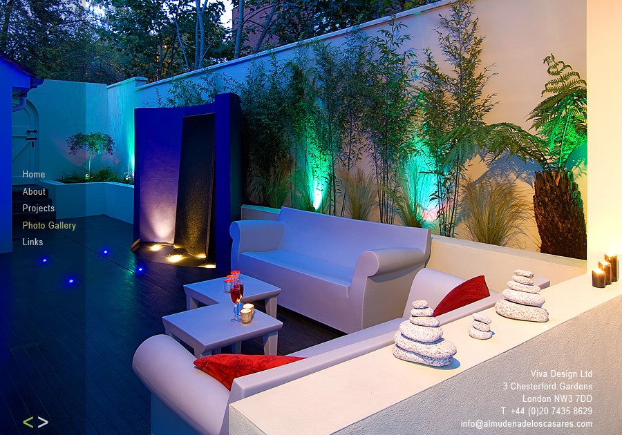 backyard seating area