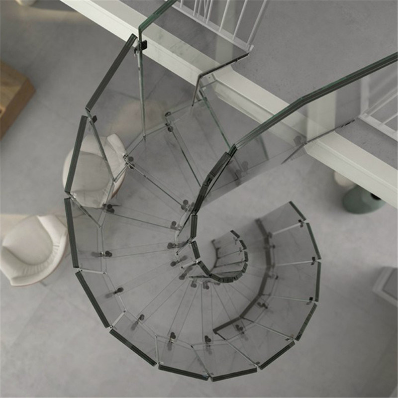 glass staircase