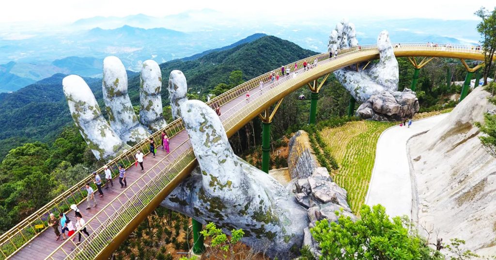 Vietnam's newly opened bridge