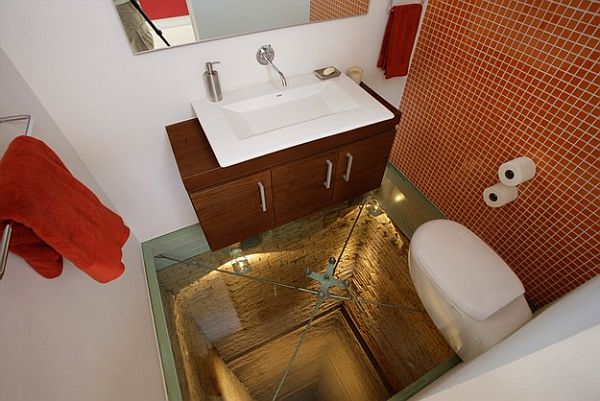 glass bathroom