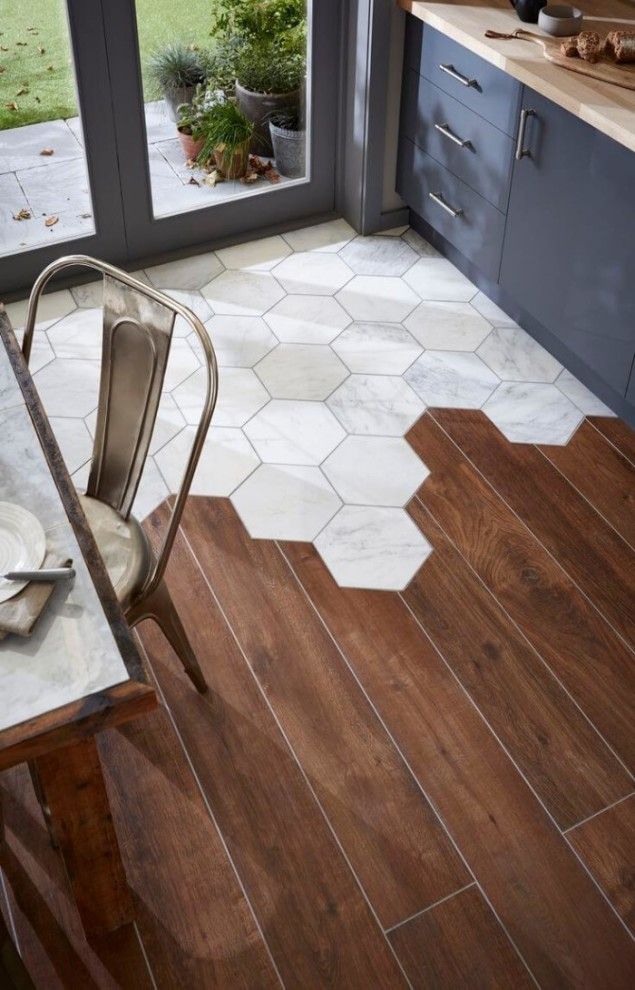 Ways And Examples Of Flooring Transitions, Tile And Wood Floor Transition