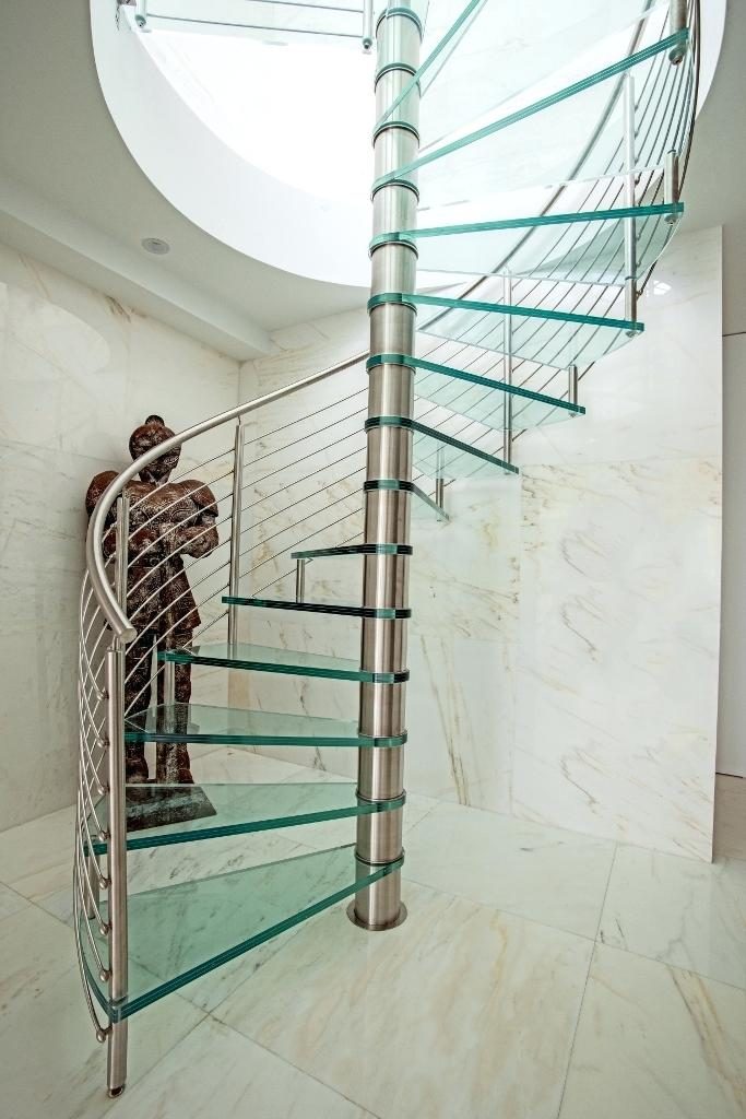 glass stairs