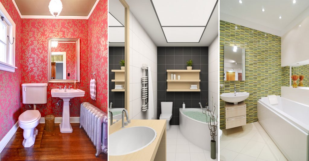 Clever Designs of Small Bathroom