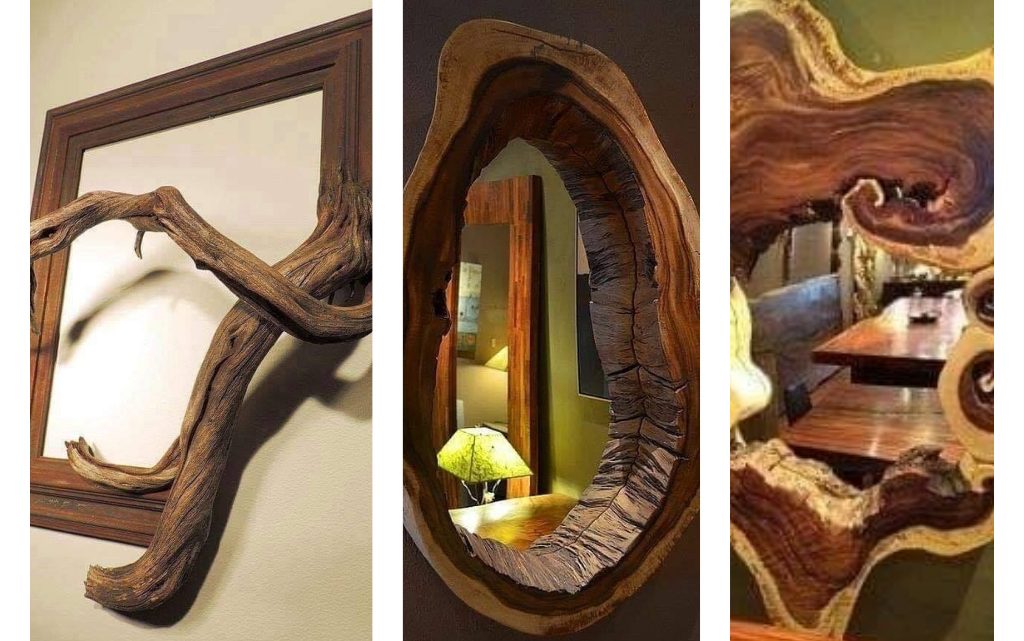 Elegant Rustic Wooden Mirror Frames