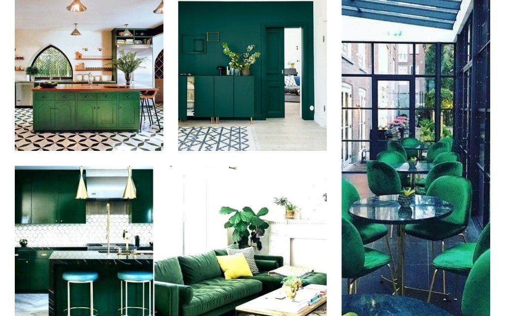 Dark Green Interiors to Die For