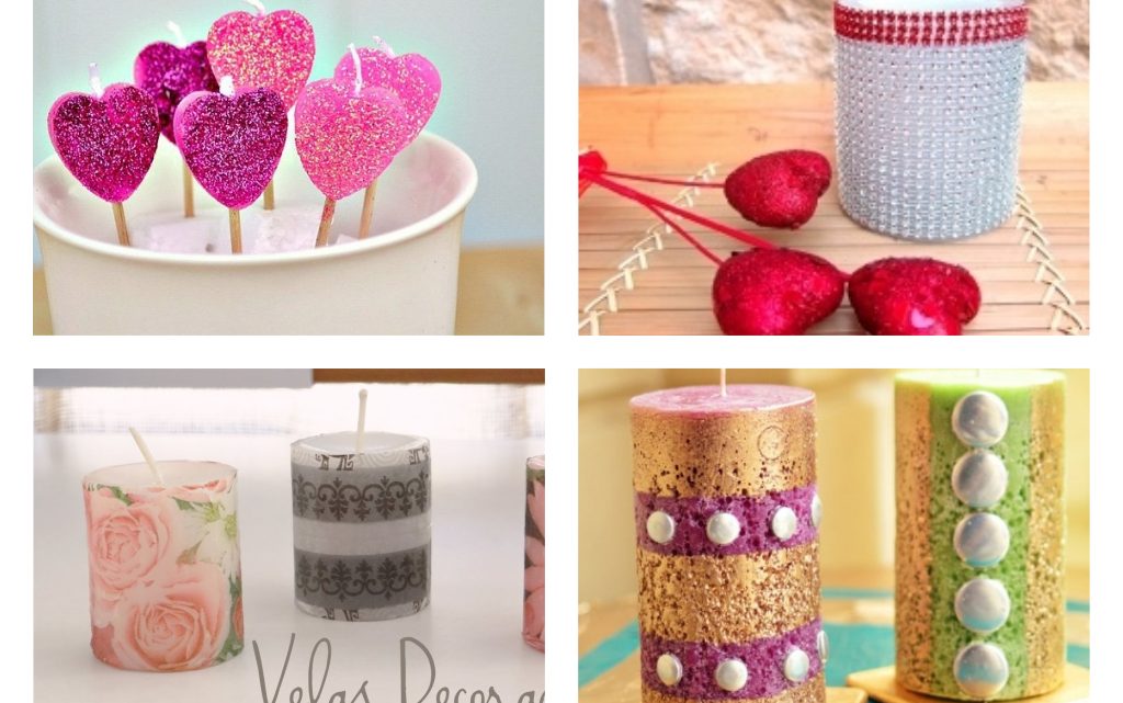 DIY Candles Decoration for Valentine’s Day