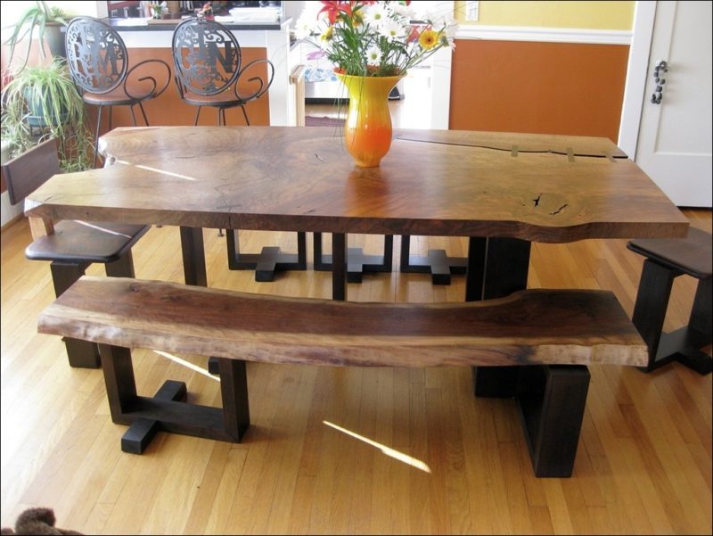 rustic wood furniture