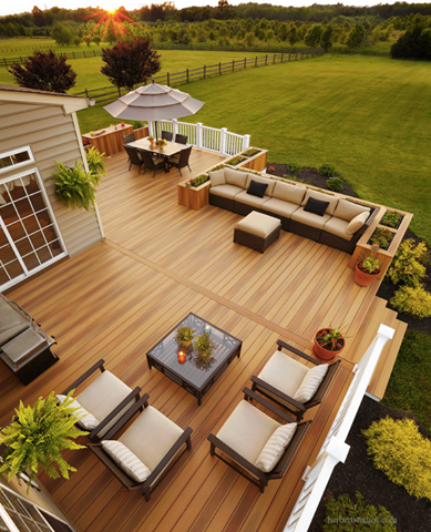 wooden deck