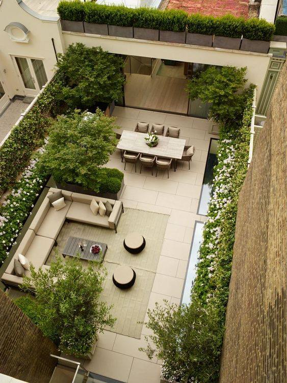 nice terrace garden