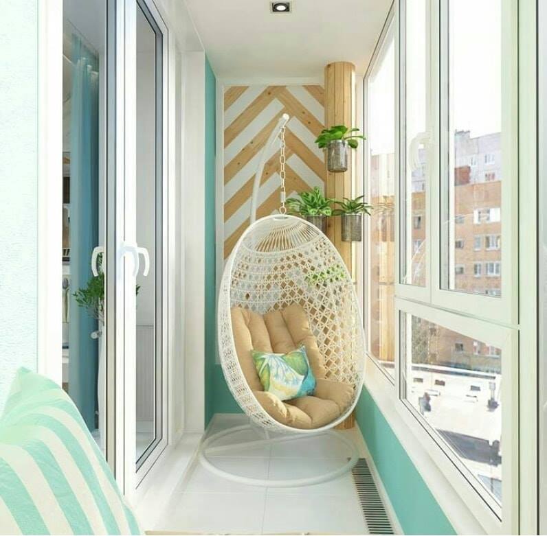 balcony swinging chair