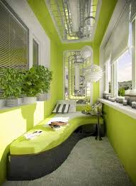 green balcony design