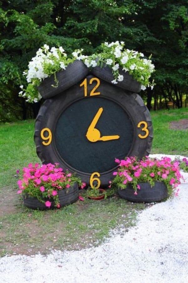 tire clock