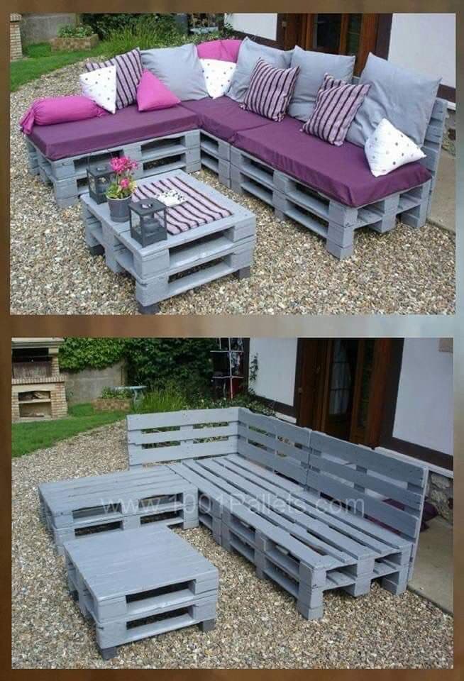 outdoor pallet furniture