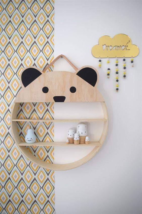 circle wall shelf