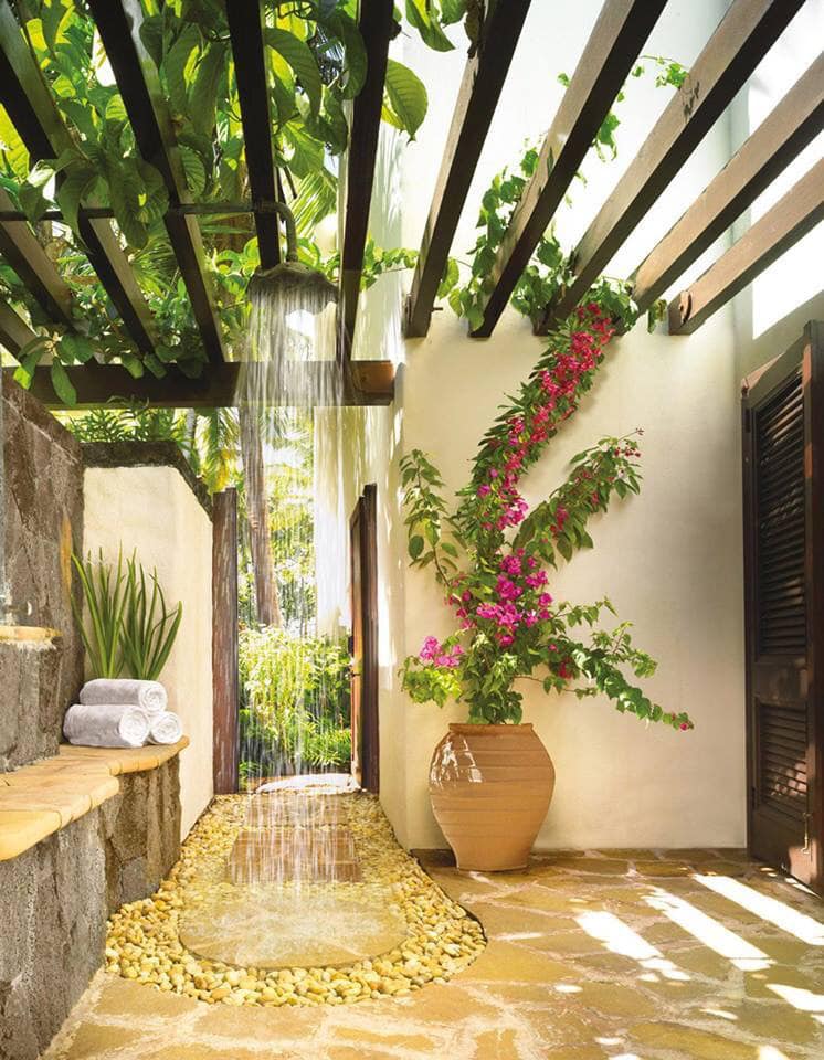 outdoor shower