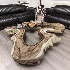 live wood resin table
