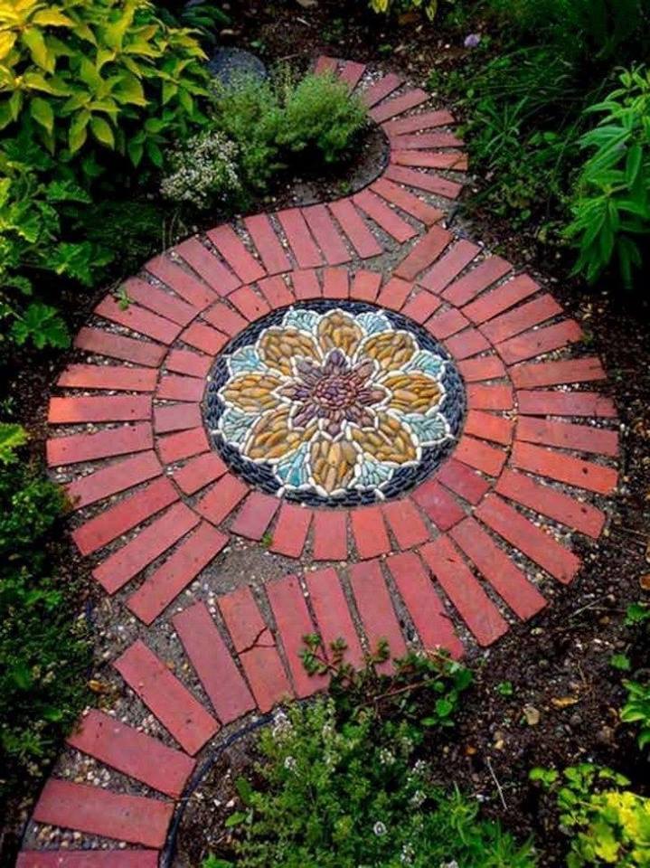 bricks pathway