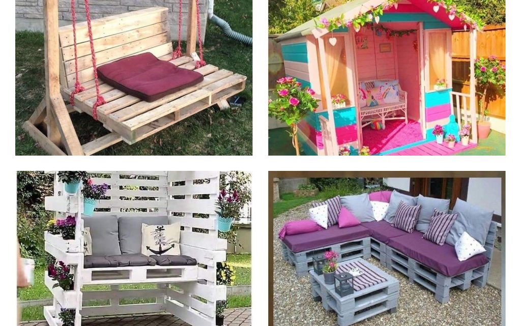 This is How to Reuse the Old Pallets for Garden Decor