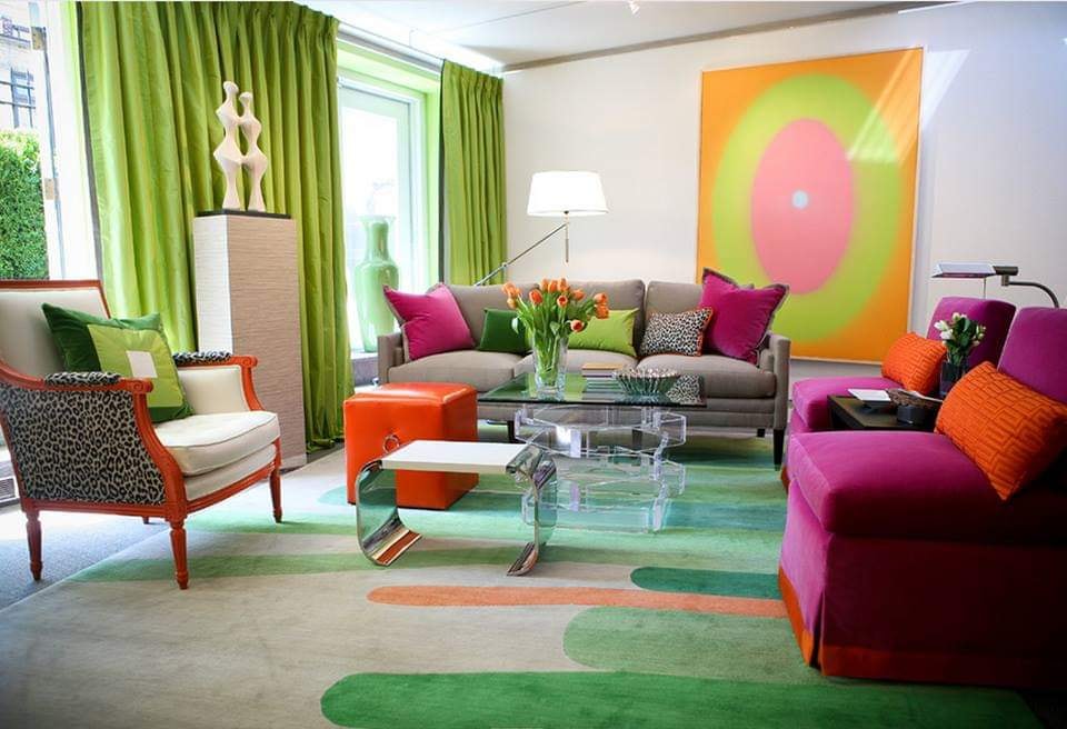 vibrant living room