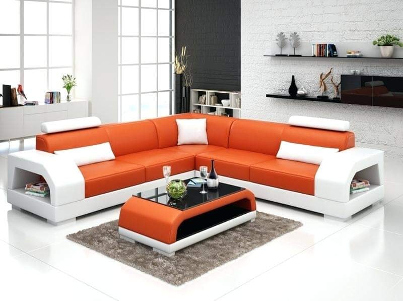 orange living area