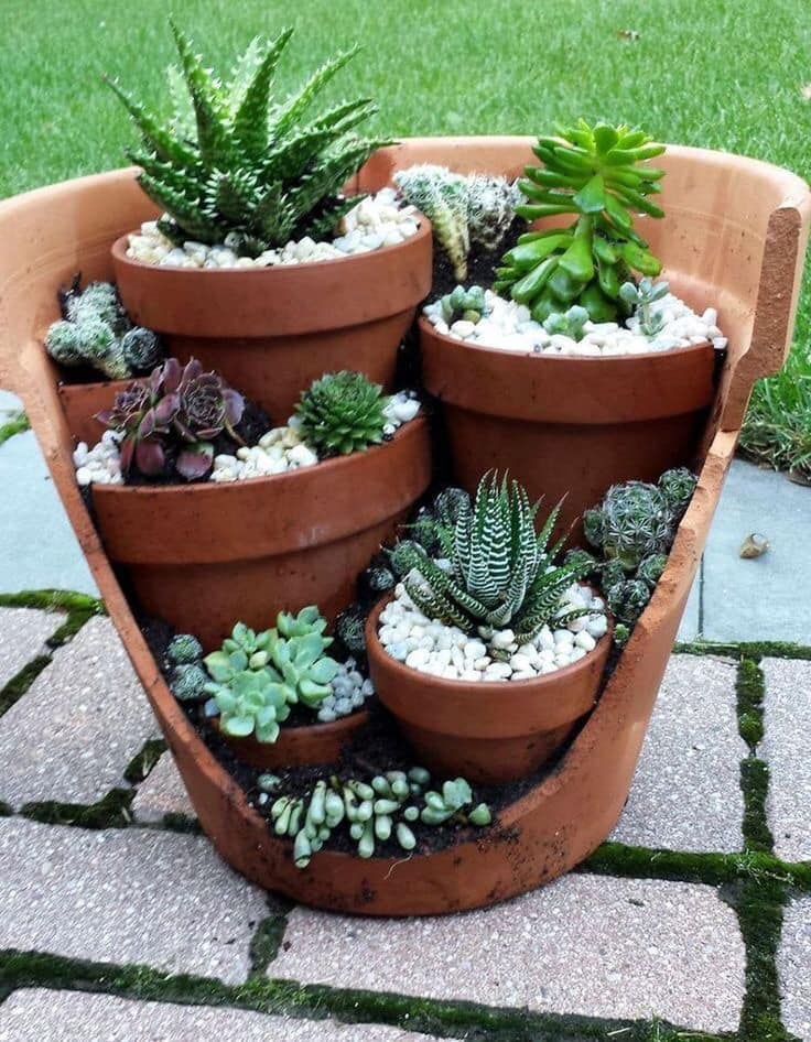 flower pot mini garden