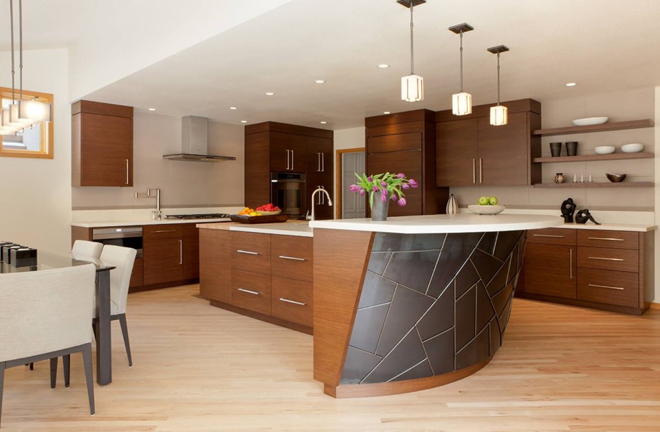 Give A Curvy Twist To Your Kitchen Island, How To Make Curved Kitchen Island