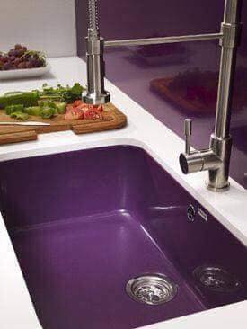 purple sink