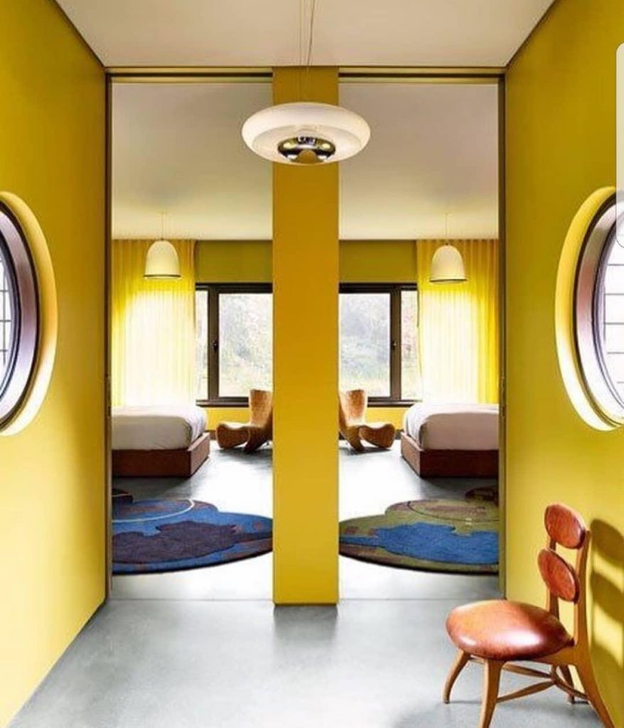 interior design yellow